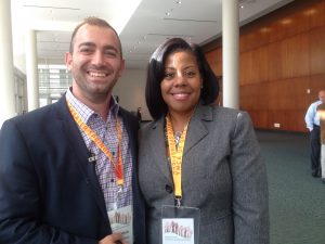 (left) The Creative Strategy Agency CEO Alfonso Santaniello and Griffin Staffing Network President Nicole Griffin.
