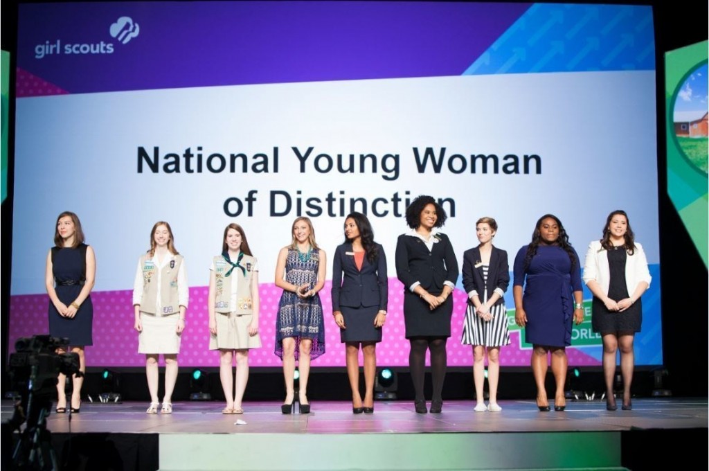 2014 National Young Women of Distinction at Girl Scout Convention (PRNewsFoto/Girl Scouts of the USA)