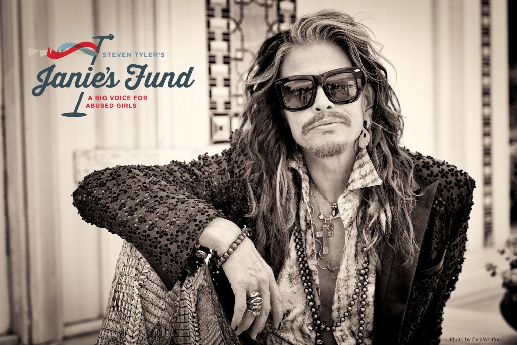 Musician Steven Tyler announced today the launch of his new signature philanthropic initiative to help girls who have been abused and neglected: Janie's Fund. (PRNewsFoto/Youth Villages)