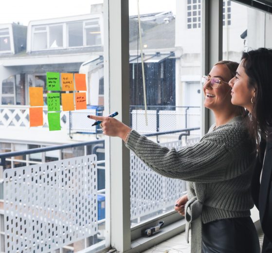 Women collaborating