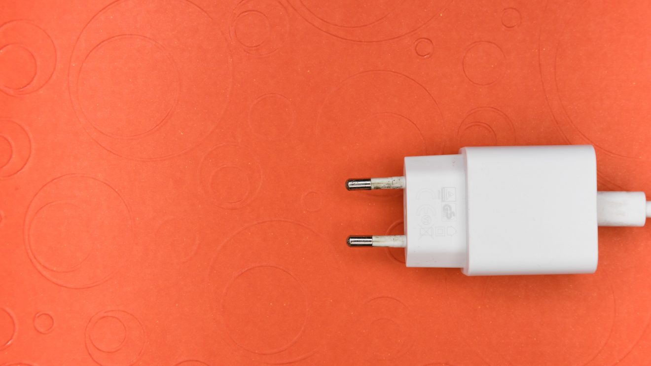 An unplugged cord, indicating going tech-free