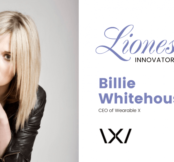 A titlecard for the Billie Whitehouse video interview