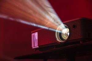 A film projector to display strong women in film