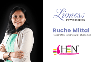 The title card for Ruche Mittal, founder of the entrepreneurial network HEN