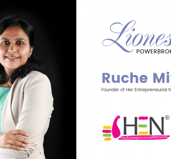 The title card for Ruche Mittal, founder of the entrepreneurial network HEN