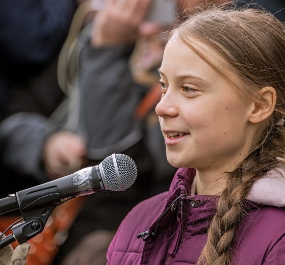 Greta Thunberg, one of the women in the news