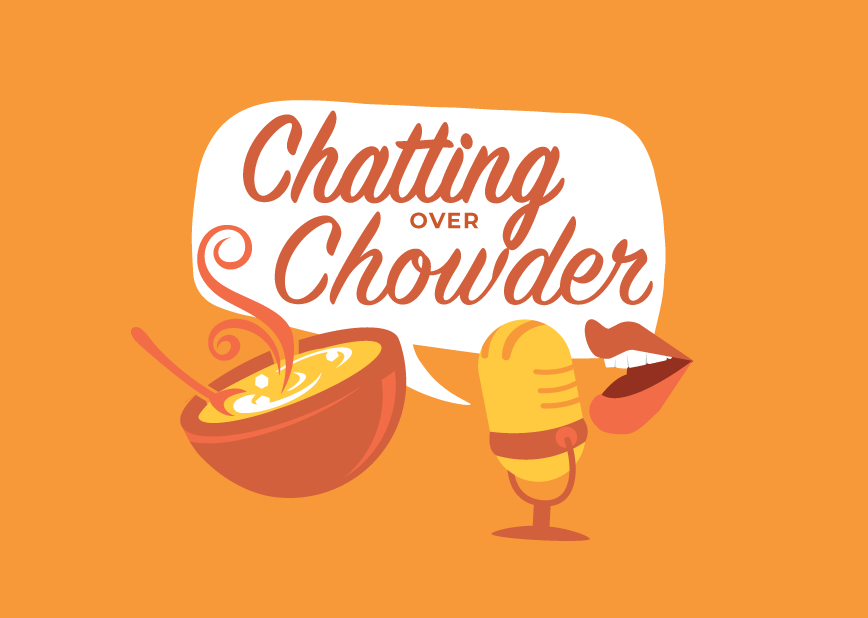 Chatting Over Chowder Banner