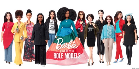 Collection of Barbie Role Model dolls to celebrate female leaders