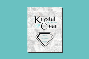 krystal clear life planner