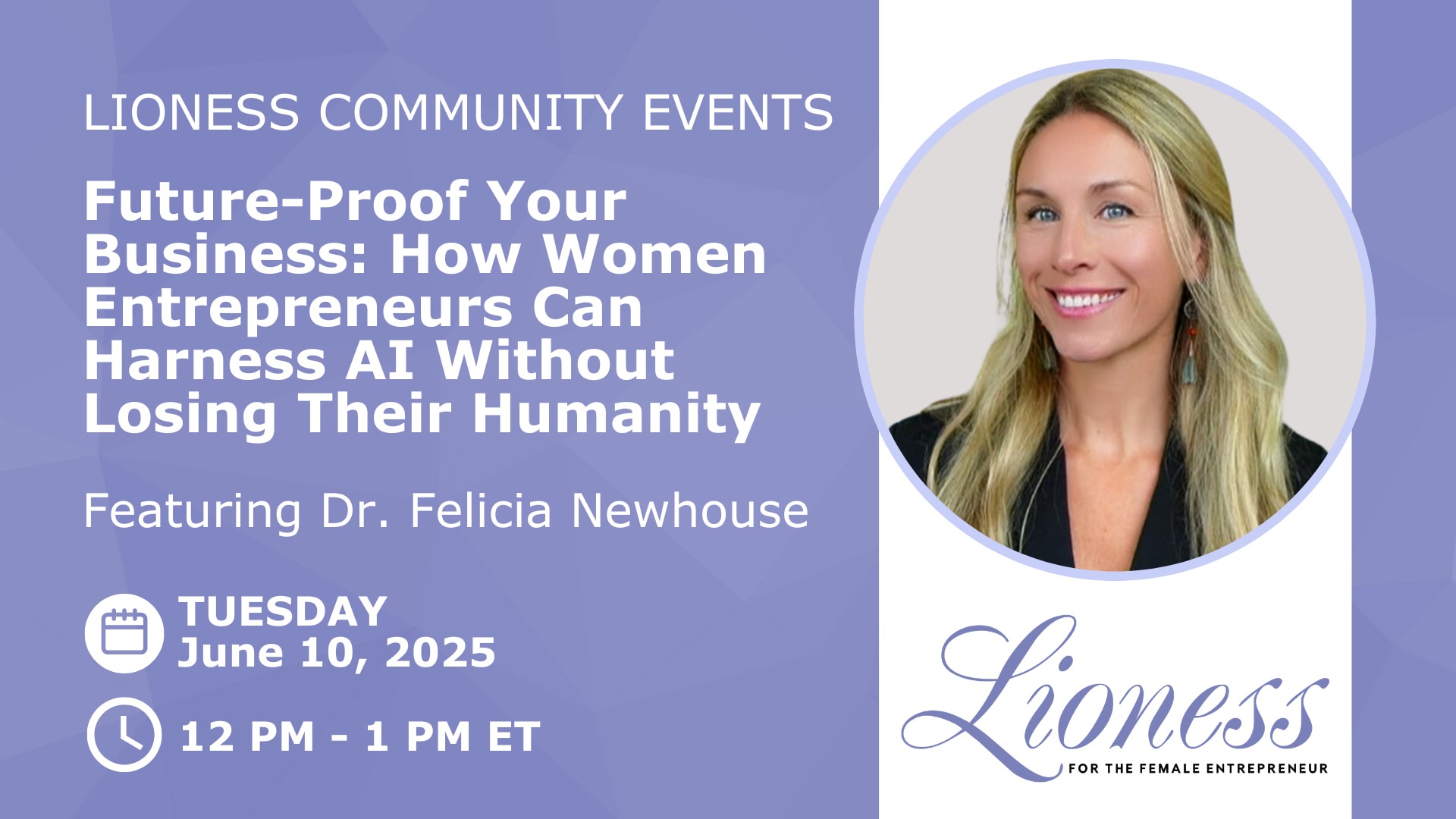Lioness Community Event Webinar Template