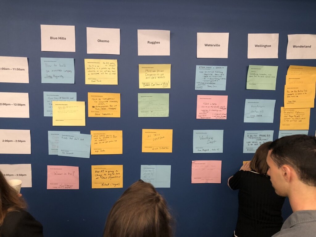 unconference agenda