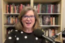 CAL bookshelf and mic 2024 Carol Ann Lloyd Stanger upscaled