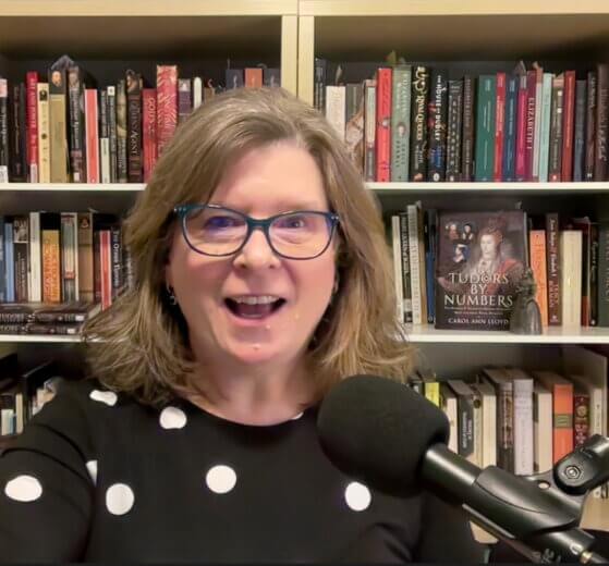 CAL bookshelf and mic 2024 Carol Ann Lloyd Stanger upscaled