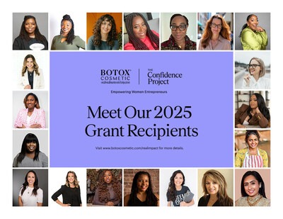 The Confidence Project by BOTOX® Cosmetic (onabotulinumtoxinA) unveils this year’s grant recipients. Please visit botoxcosmetic.com for Boxed Warning and Medication Guide. The Confidence Project BOTOX 2025 Finalists image